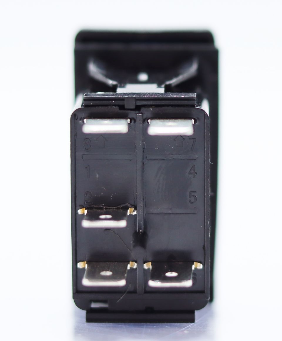 Euralight 5-pin illuminated toggle switch for auxiliary lights