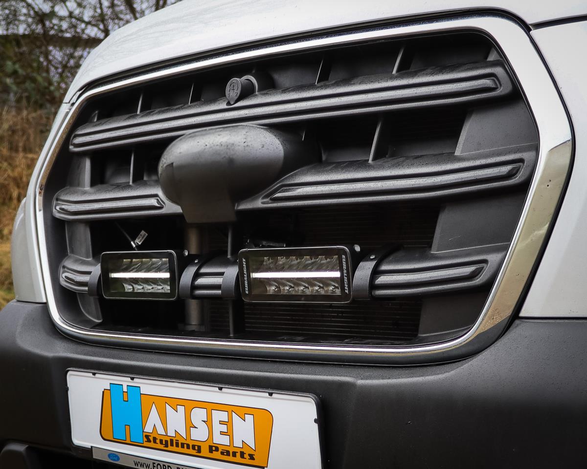 Euralight | LED Fernscheinwerfer Kühlergrill Kit | passend für Ford Transit (2019-)