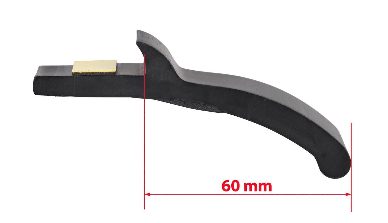 Extended fender flare universal - 1 piece - 60 mm wide - 200 cm long