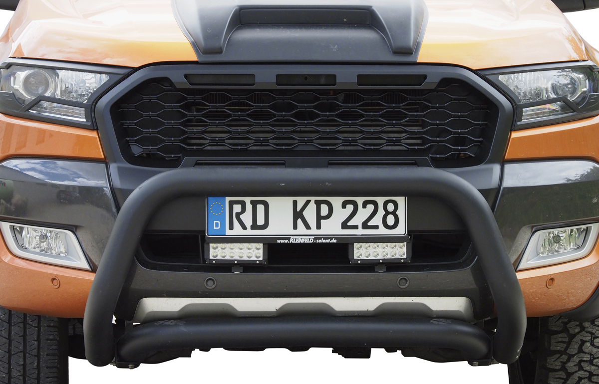 Black Stealth Kühlergrill passend für Ford Ranger Limited, XL, XLT (2019-2022)