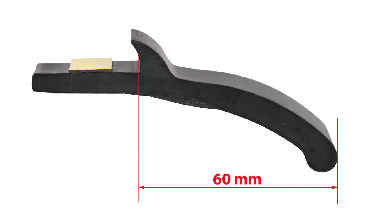 Extended fender flare universal - 1 piece - 60 mm wide - 150 cm long