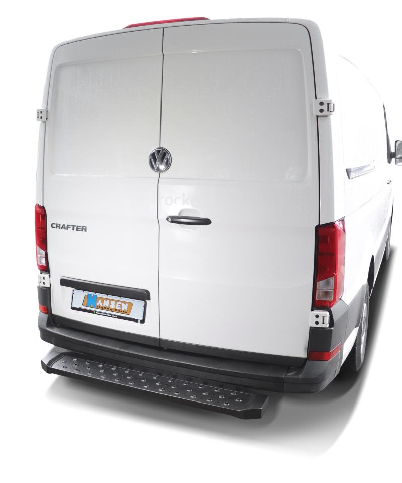 Hecktrittstufe schwarz passend für VW Crafter & MAN TGE (2017-)