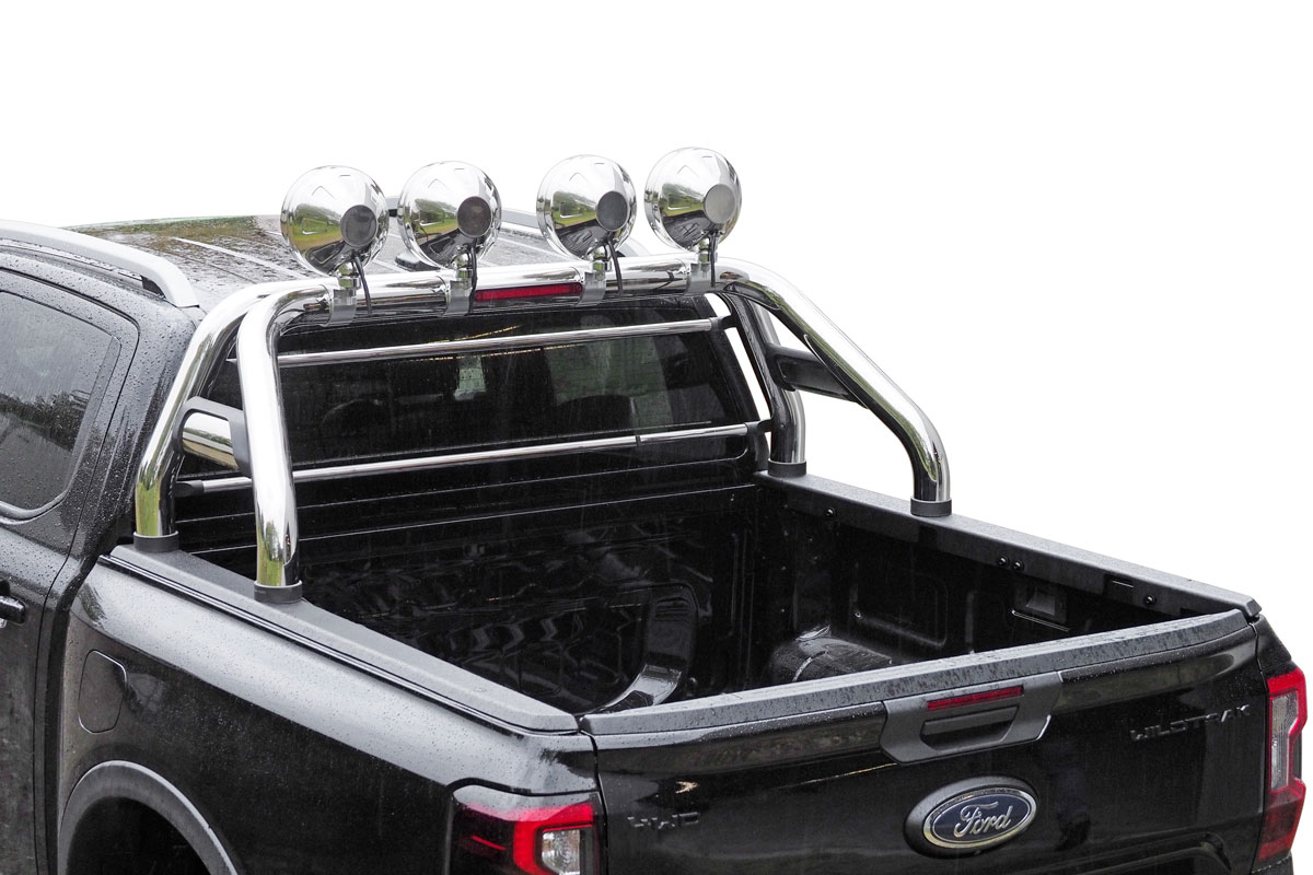 HSP stainless steel roll bar & laoding sill protection suitable for Ford Ranger / Raptor (2023-)