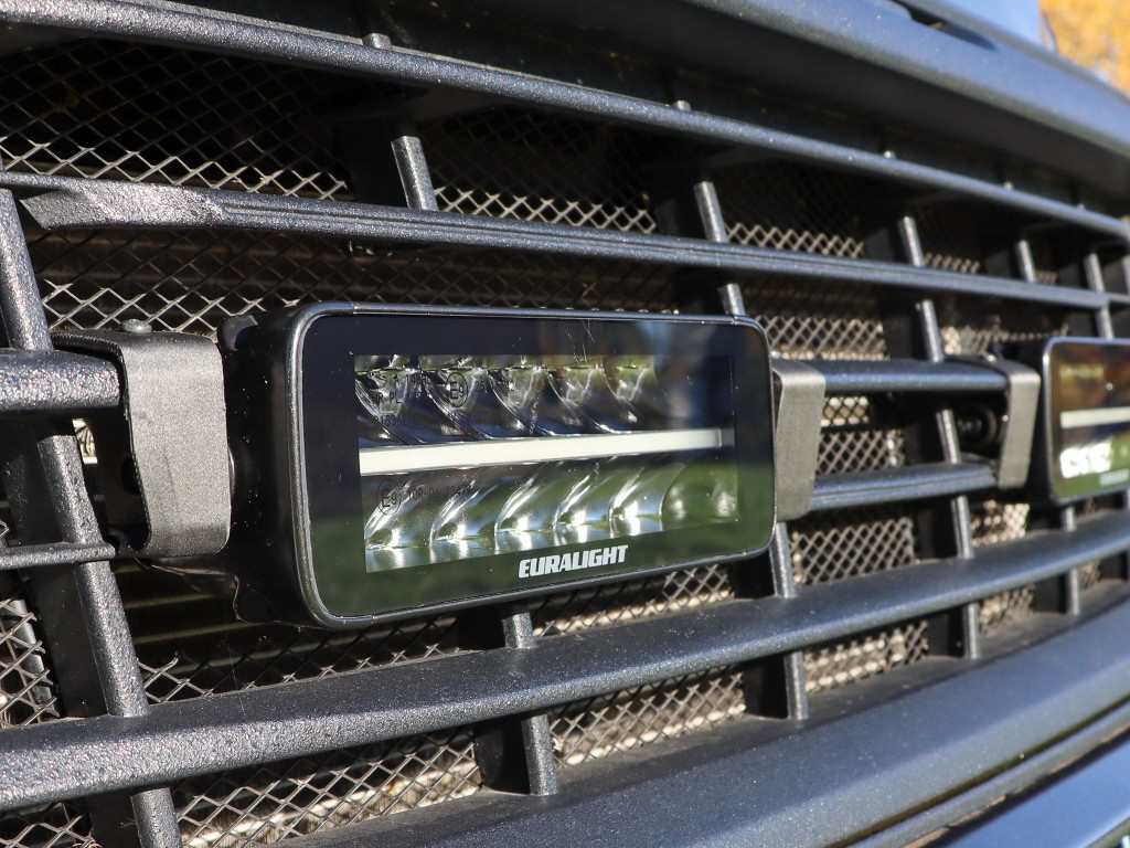 Euralight grille kit suitable for Peugeot Boxer (2014-2023) incl. 2x LED driving lights 8” Black Penta