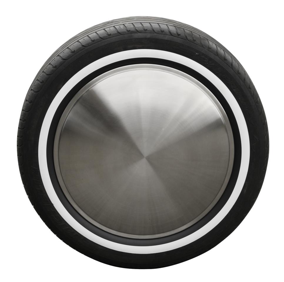 Produktbild: Edelstahl Moon Caps - gebürstet - 14 bis 16 Zoll