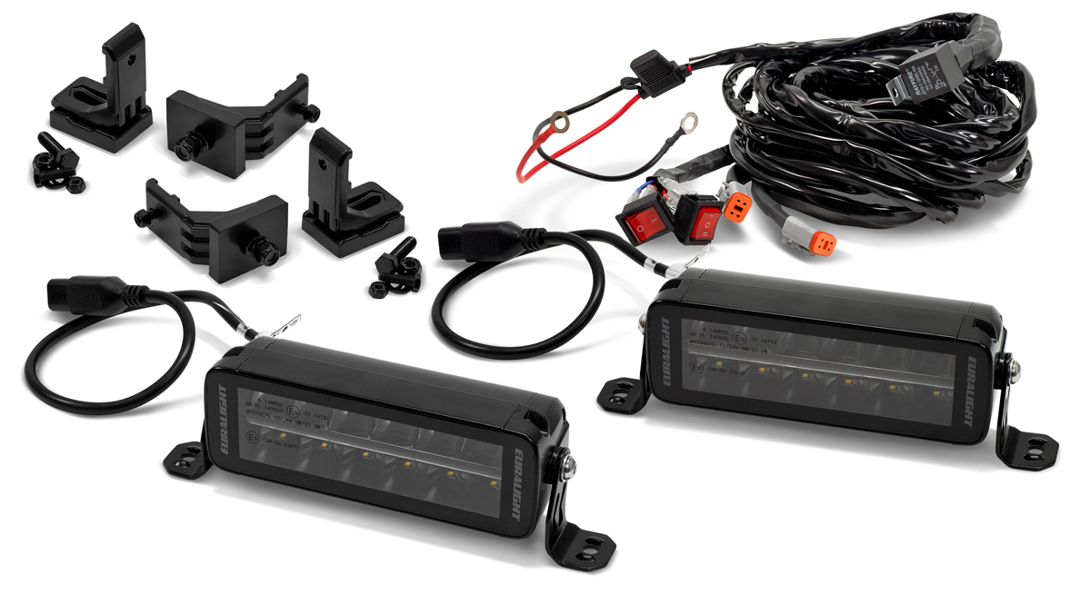 Euralight - 8" Black Penta 2.0 - LED Lightbar mit ECE R148 & R149 Prüfzeichen