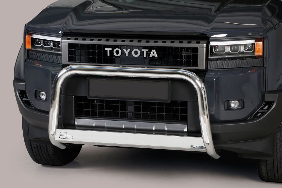 Stainless steel bullbar Ø 63 mm suitable for Toyota Landcruiser 250 (2024-)