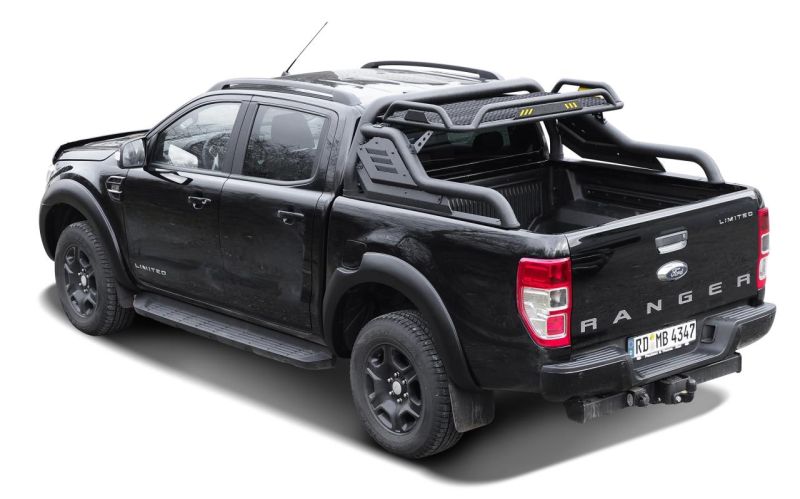 Black Stealth roll bar Ford Ranger + TÜV certificate